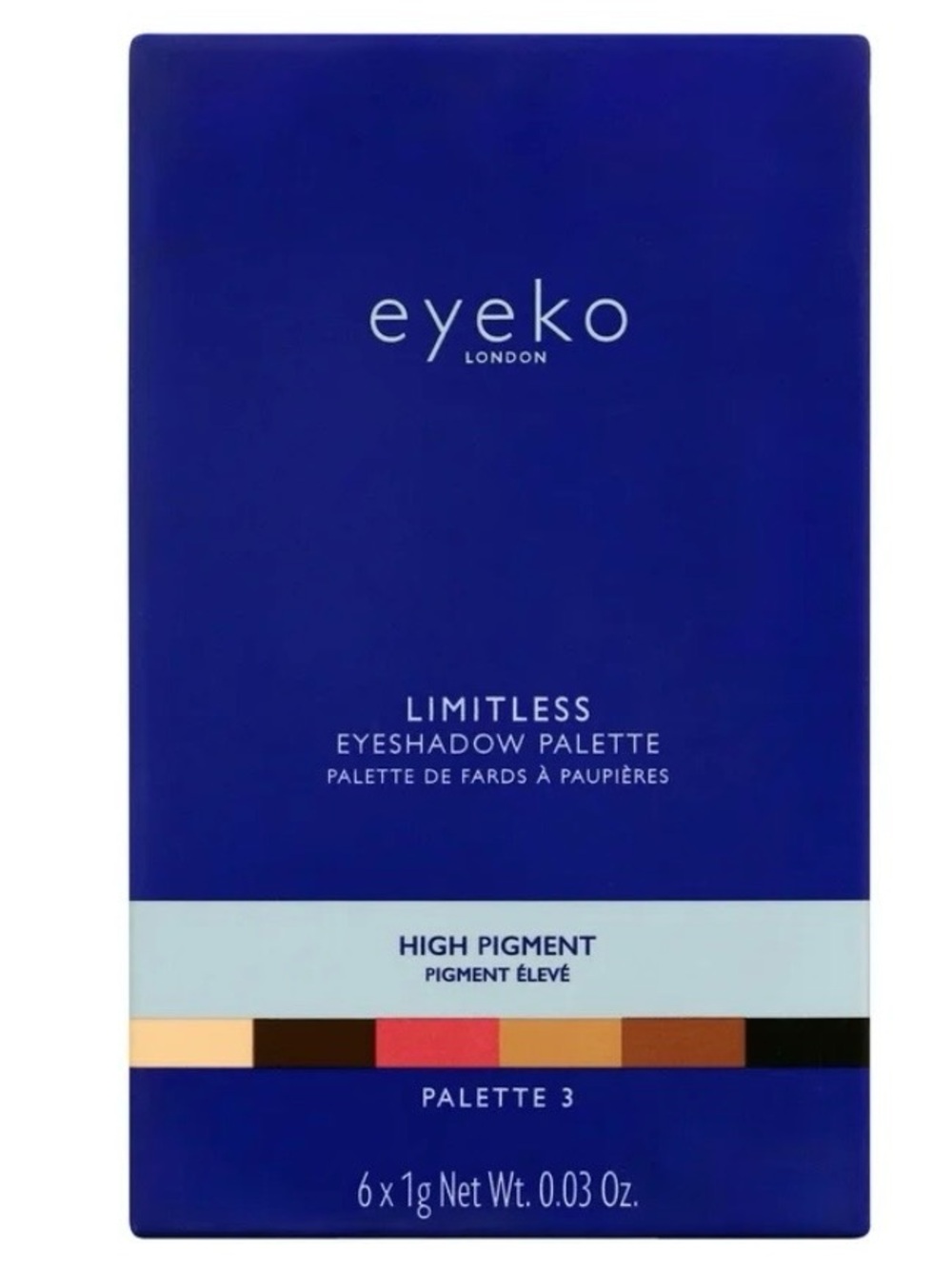 Eyeko Limitless Long Lasting And Crease Proof Eyeshadow Palette, Palette 3 New